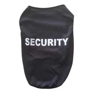 NWOT Black/White Security Dog Shirt Costume